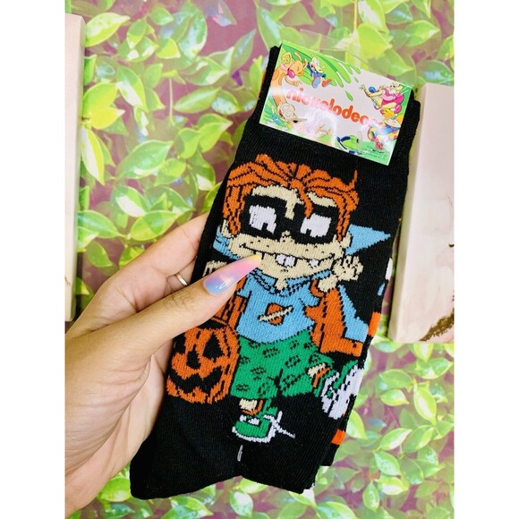 Nickelodeon Accessories - Nickelodeon Halloween Socks 2 Pair Hard To Find Rugrats